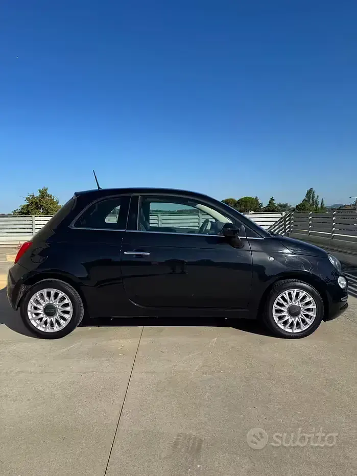 Usata Fiat 500 Lounge 69 CV (50 kW) 2016 Nero Berlina
