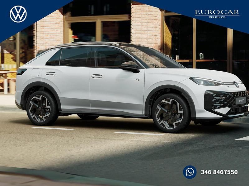 Nuova VW T-Roc Life 150 CV (110 kW) 2025 Pure white nero SUV