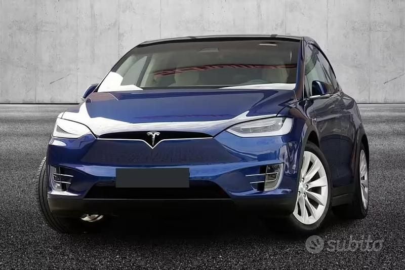 Usata Tesla Model X 503 kW (685 CV) 2017 Blu/azzurro SUV