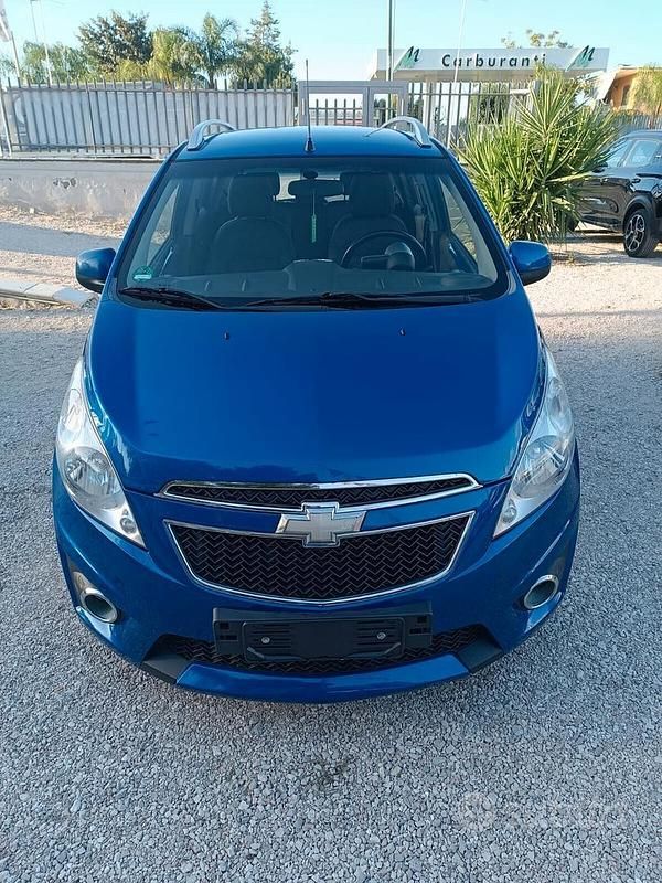 Usata Chevrolet Spark LT 67 CV (49 kW) 2012 Blu Utilitaria