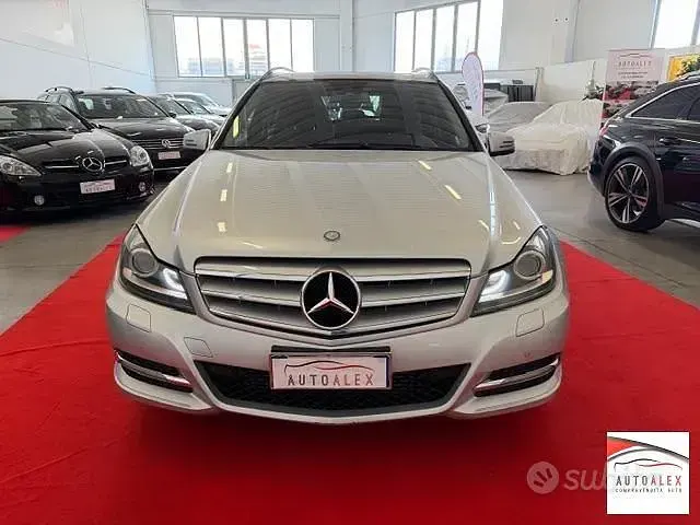 Usata Mercedes C220 Avantgarde 170 CV (125 kW) 2013 Argento Station wagon