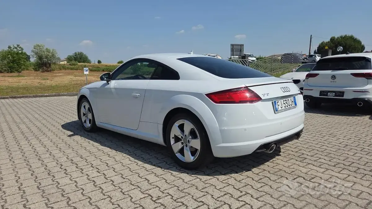 Usata Audi TT 184 CV (135 kW) 2017 Bianco Coupé