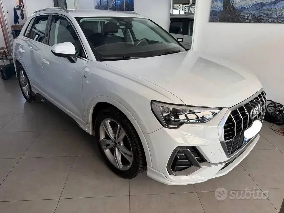 Usata Audi Q3 S-Line 150 CV (110 kW) 2022 Bianco SUV
