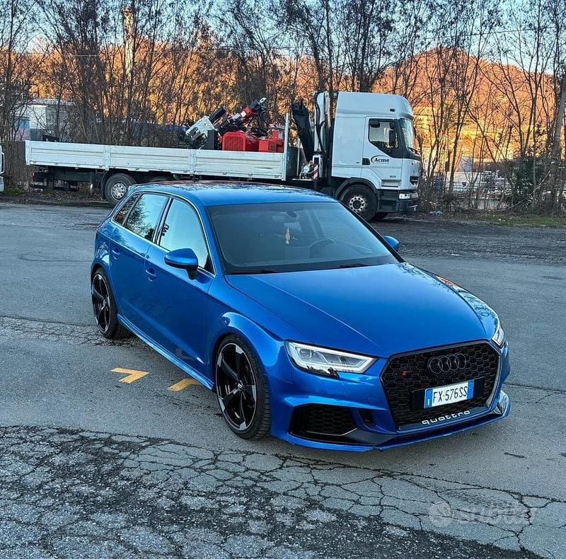 Usata Audi A3 S-Line 116 CV (85 kW) 2020 Blu Berlina