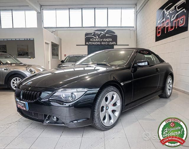 Usata BMW 630 Cabriolet 258 CV (189 kW) 2007 Nero Cabrio