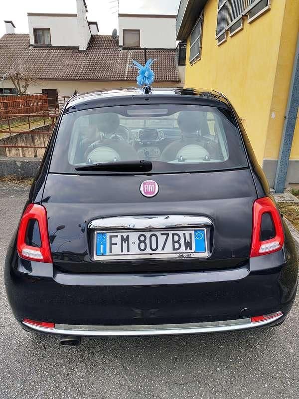 Usata Fiat 500 Lounge 69 CV (50 kW) 2017 Nero Utilitaria