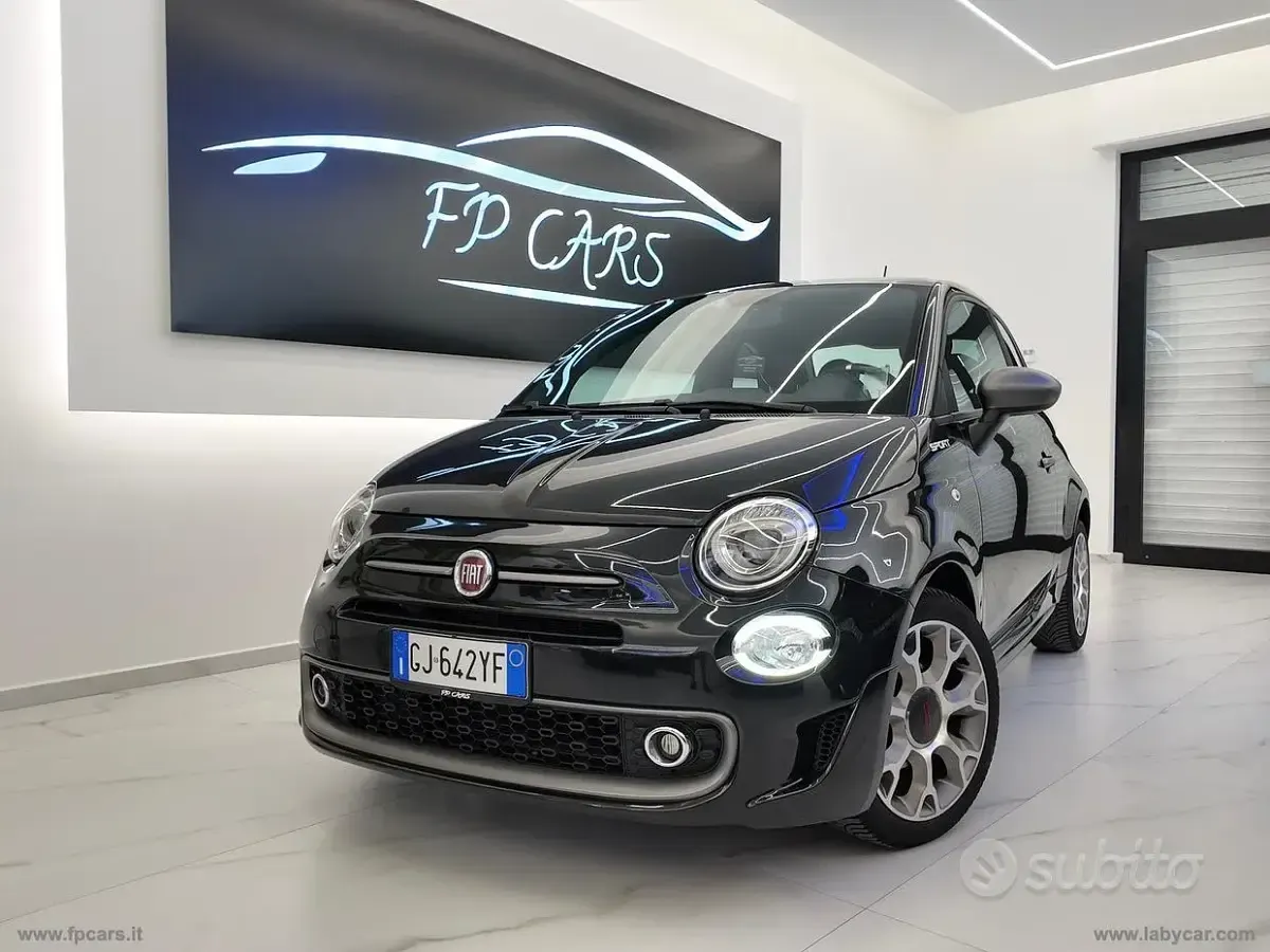 Usata Fiat 500 Sport 70 CV (51 kW) 2022 Nero Berlina