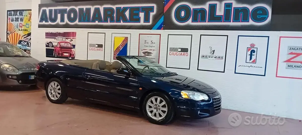 Usata Chrysler Sebring Cabriolet 141 CV (103 kW) 2004 Bluazzurro Cabrio