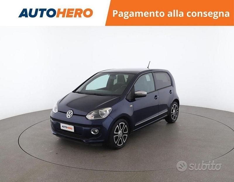 Begagnad VW up! high up! 75 HK (55 kW) 2015 Blå Halvkombi
