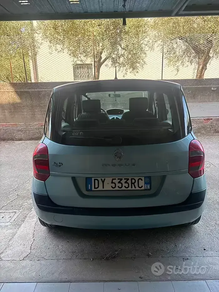 Usata Renault Modus 75 CV (55 kW) 2009 Blu Monovolume