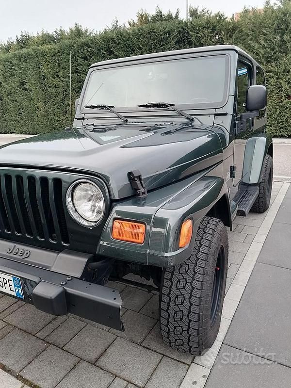 Usata Jeep Wrangler Sahara 2003 Verde SUV