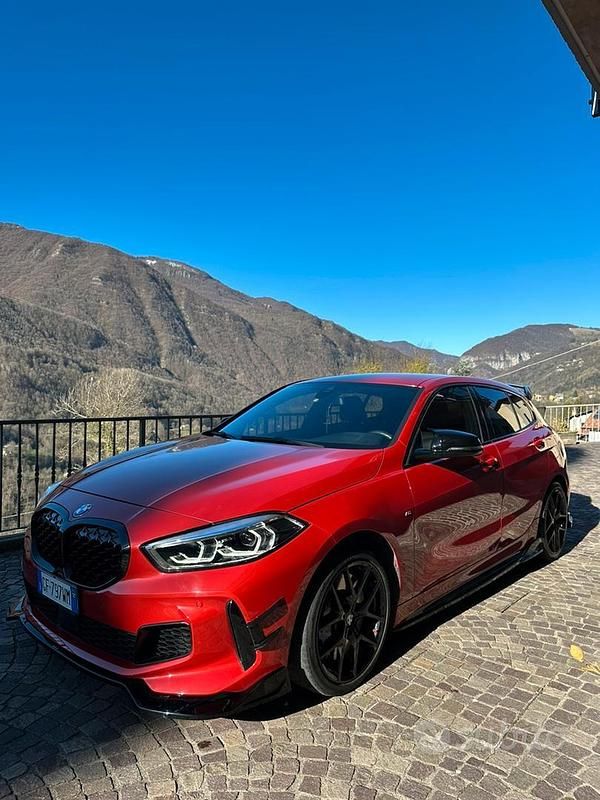 Usata BMW M135 306 CV (225 kW) 2019 Rosso Utilitaria