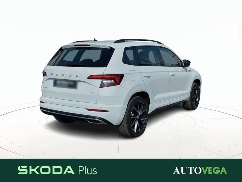 Usata Skoda Karoq SportLine 150 CV (110 kW) 2019 Bianco / pastello SUV