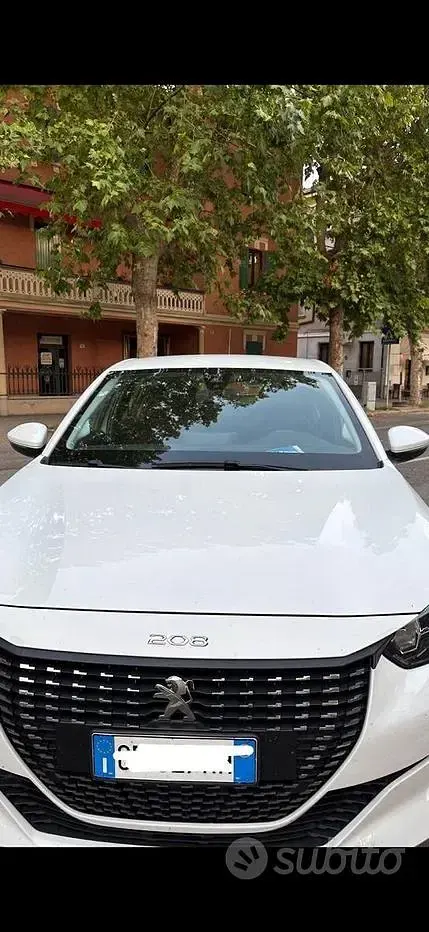 Usata Peugeot 208 82 CV (60 kW) 2020 Bianco Utilitaria