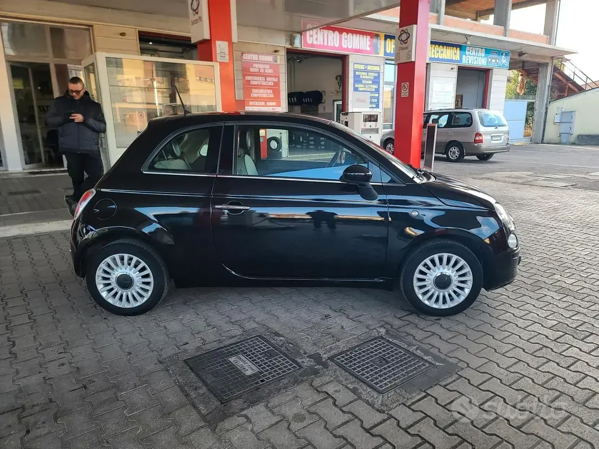 Usata Fiat 500 Lounge 69 CV (50 kW) 2012 Nero Berlina