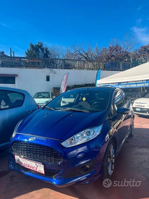 Occasion Ford Fiesta ST-Line 95 PK (69 kW) 2017 Blauw Sedan