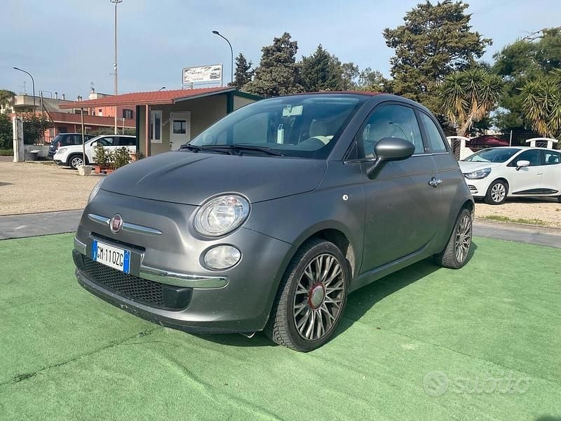 Usata Fiat 500C Lounge 69 CV (50 kW) 2014 Grigio Cabrio