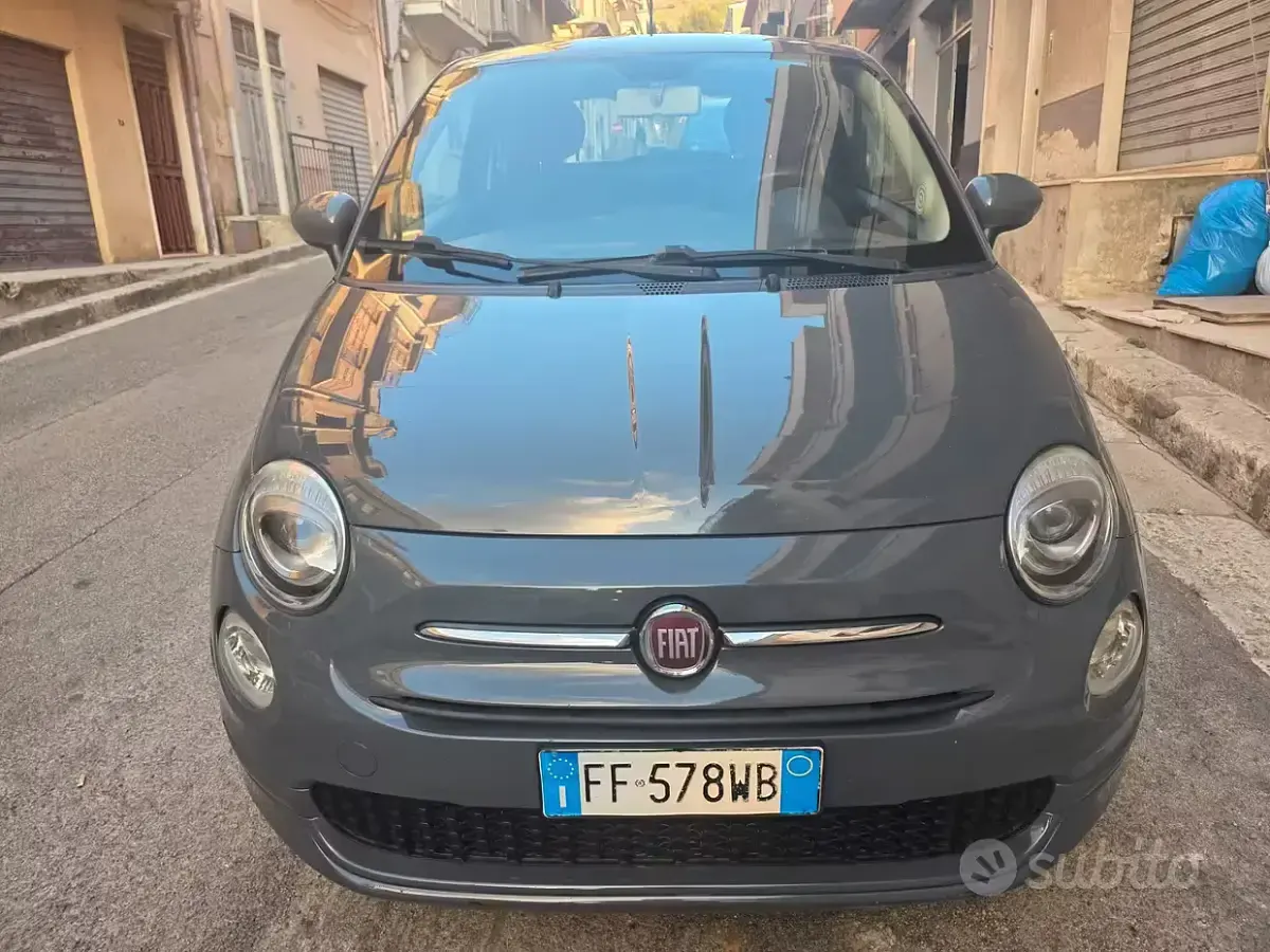 Usata Fiat 500 Lounge 69 CV (50 kW) 2016 Grigio Berlina