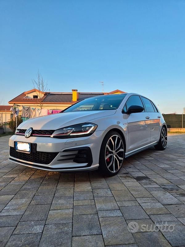 Usata VW Golf VII GTI 245 CV (180 kW) 2017 Bianco Berlina