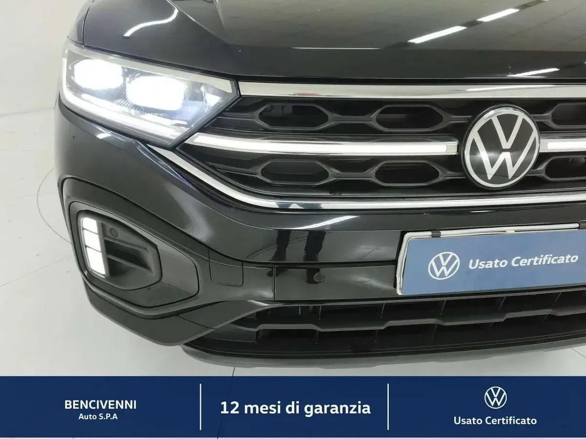 Usata VW T-Roc R-line 110 CV (80 kW) 2023 Nero SUV