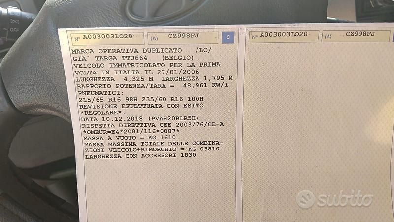 Usata Hyundai Tucson 112 CV (82 kW) 2006 Grigio SUV