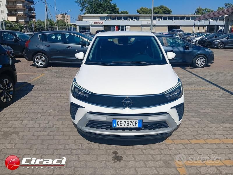 Usata Opel Crossland X Elegance 110 CV (80 kW) 2021 Bianco SUV