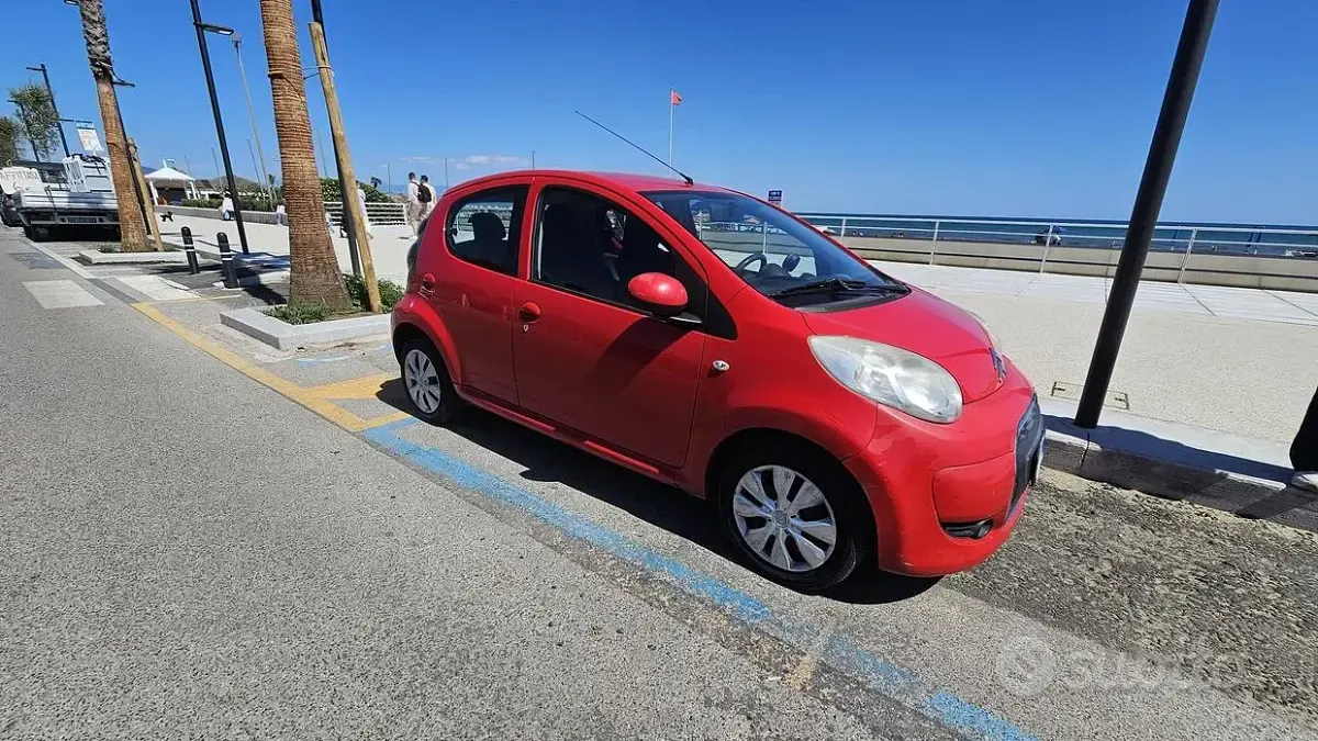 Usata Citroën C1 68 CV (50 kW) 2009 Rosso Utilitaria