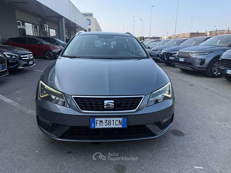 Usata Seat Leon Business 116 CV (85 kW) 2017 Grigio Station wagon
