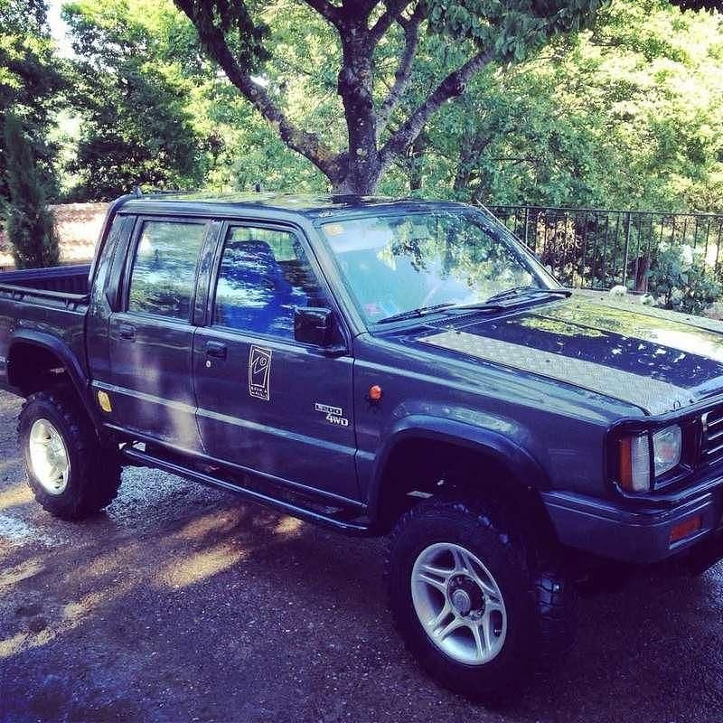 Usata Mitsubishi L200 87 CV (63 kW) 1996 Grigio Pick-up