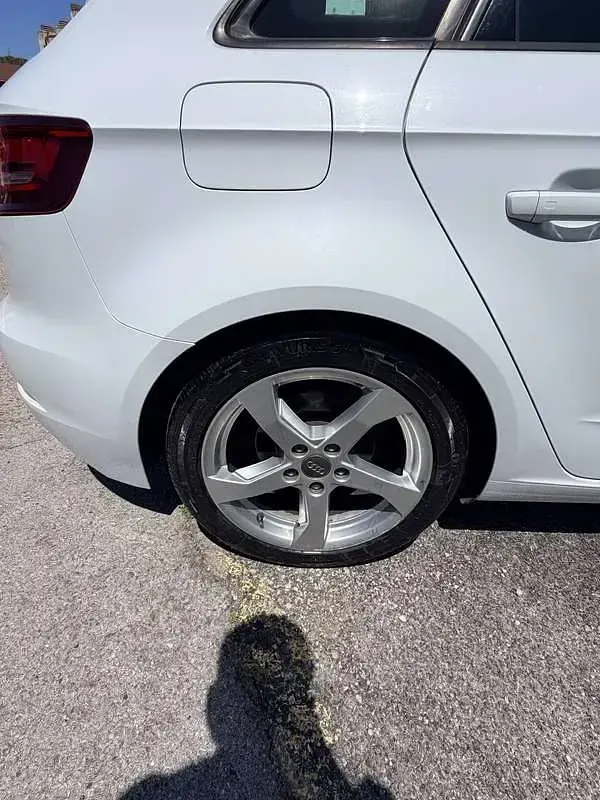 Usata Audi A3 Sport 110 CV (80 kW) 2017 Bianco Berlina