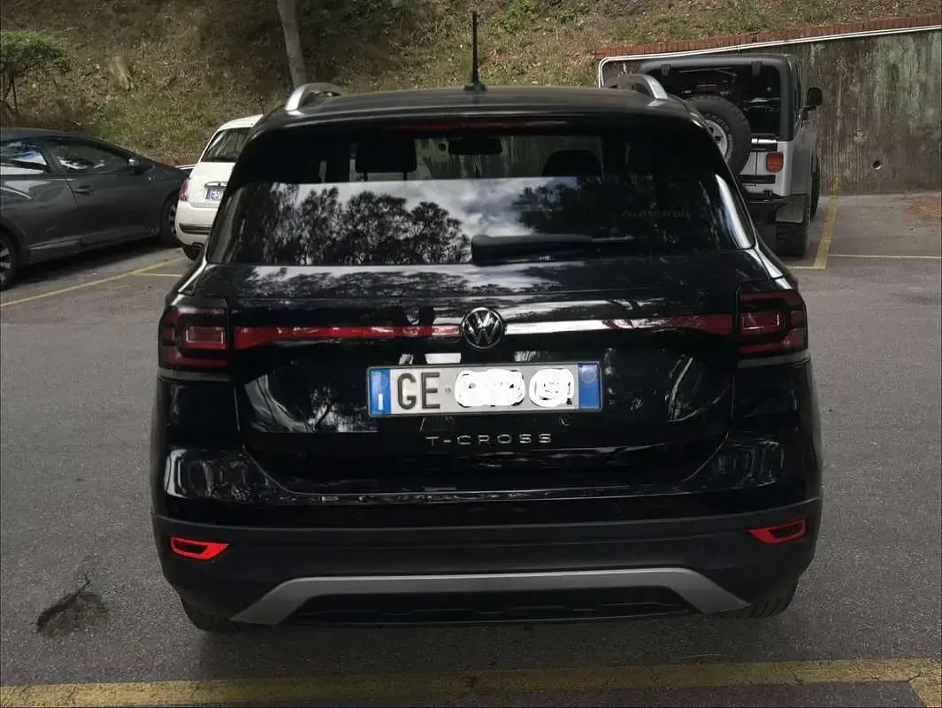 Usata VW T-Cross Advance 150 CV (110 kW) 2021 Nero SUV