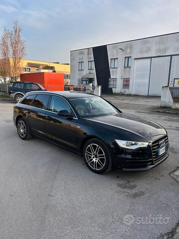 Usata Audi A6 S-Line 204 CV (150 kW) 2014 Nero Station wagon