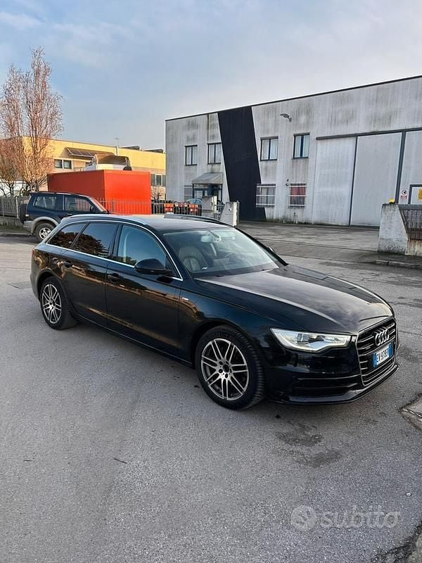 Usata Audi A6 S-Line 204 CV (150 kW) 2014 Nero Station wagon