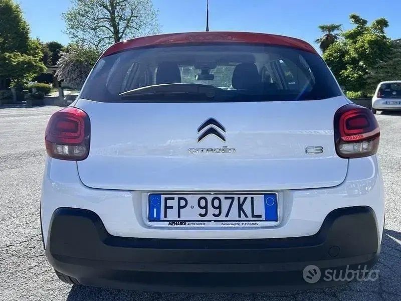 Usata Citroën C3 Feel 68 CV (50 kW) 2018 Bianco Utilitaria