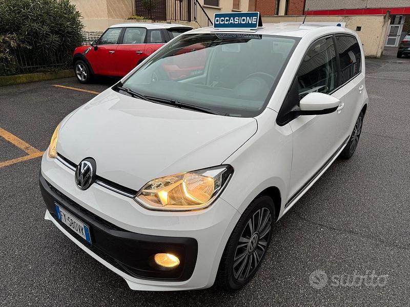 Usata VW up! Highline 60 CV (44 kW) 2019 Bianco Utilitaria