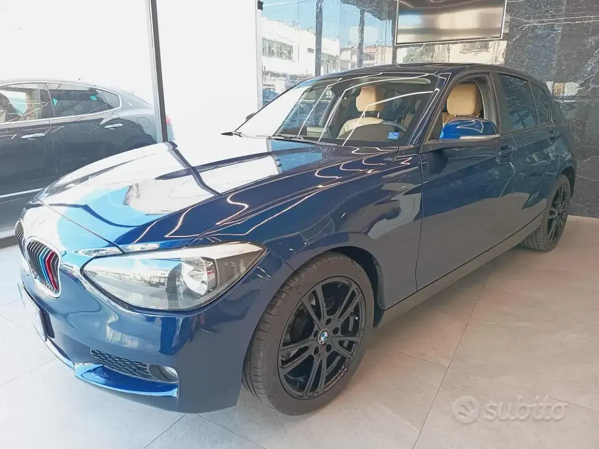 Usata BMW 118 M Sport 150 CV (110 kW) 2015 Blu Utilitaria