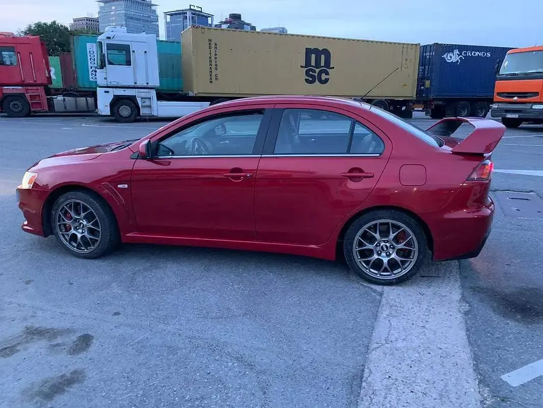 Usata Mitsubishi Lancer 298 CV (219 kW) 2010 Rosso Berlina