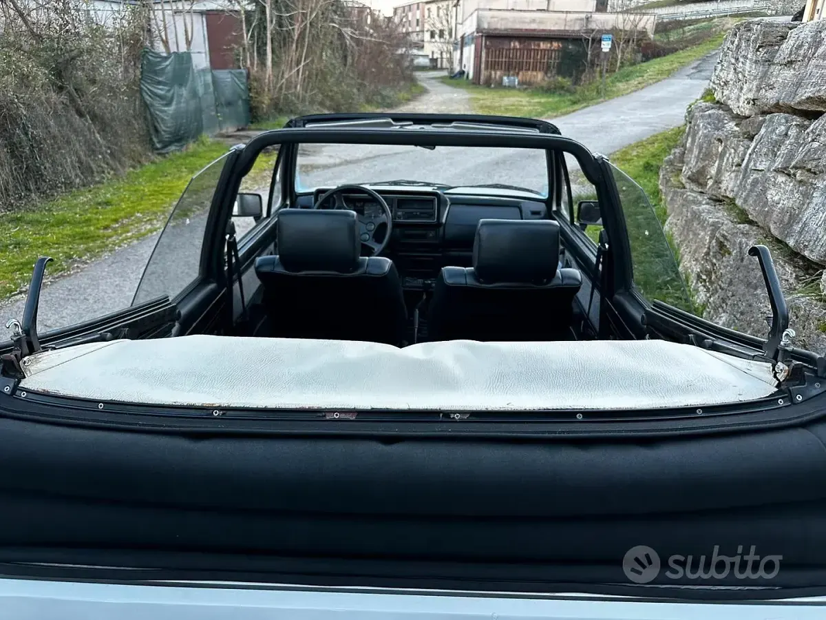 Usata VW Golf Cabriolet 50 CV (36 kW) 1983 Bianco Cabrio