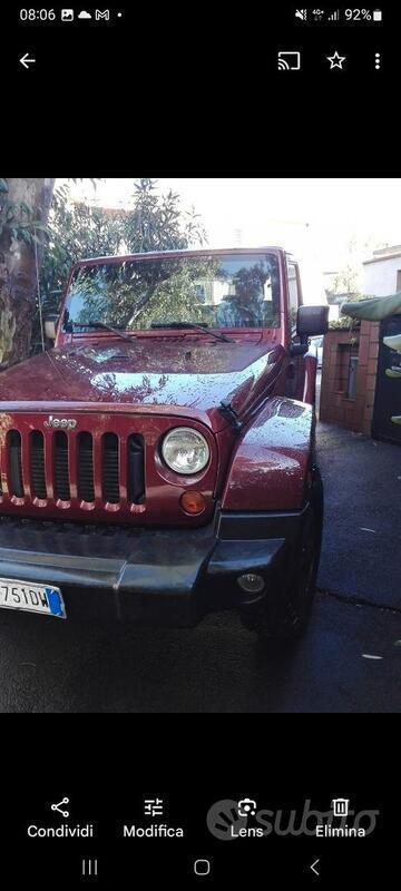 Usato 2007 Jeep Wrangler 2.8 Diesel 177 CV (19.500 €)