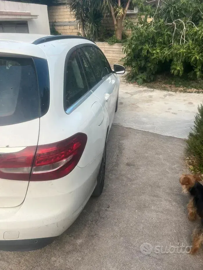 Usata Mercedes C180 116 CV (85 kW) 2015 Bianco Station wagon