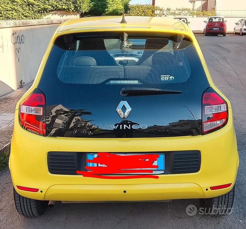 Usata Renault Twingo 2014 Giallo Utilitaria