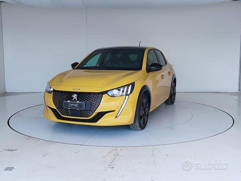 Usata Peugeot 208 GT-line 100 CV (73 kW) 2020 Giallo Utilitaria
