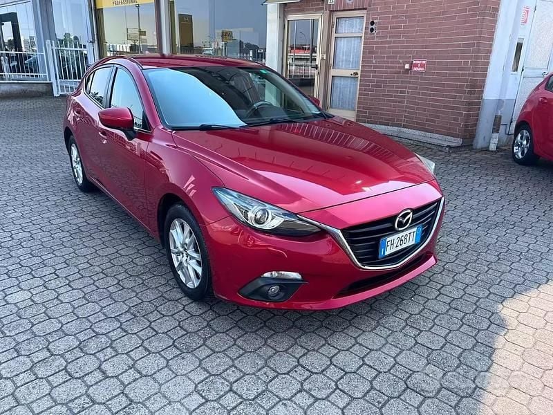 Usata Mazda 3 Evolve 105 CV (77 kW) 2017 Rosso Berlina