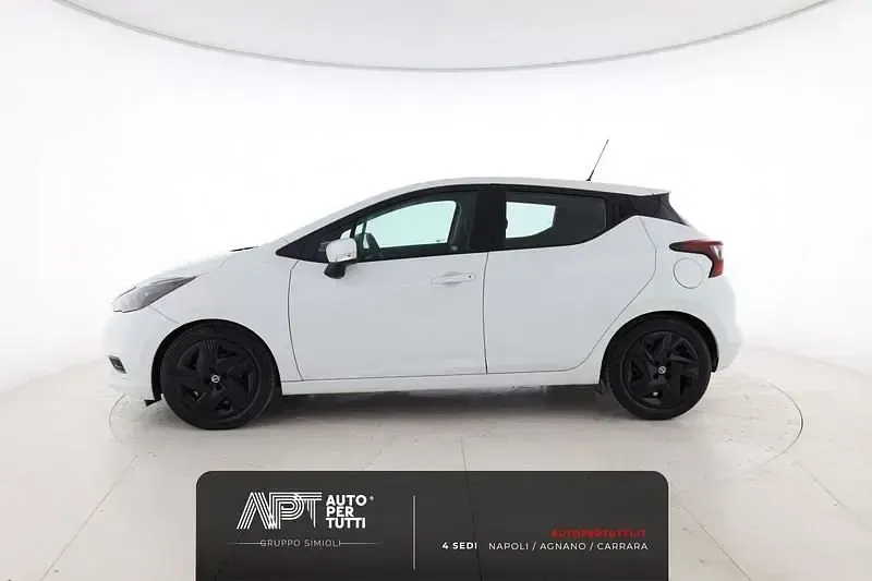 Usata Nissan Micra Acenta 92 CV (67 kW) 2021 Bianco Utilitaria