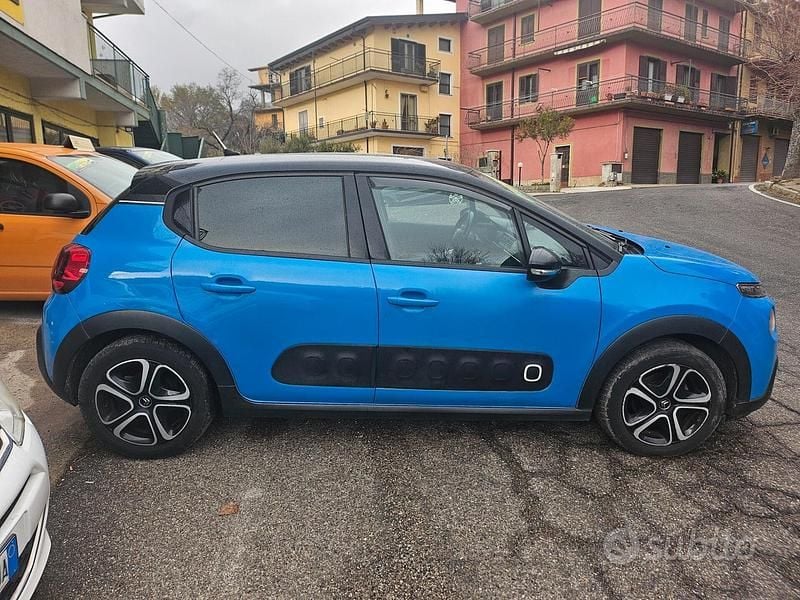 Usata Citroën C3 PureTech 82 CV (60 kW) 2018 Blu Utilitaria