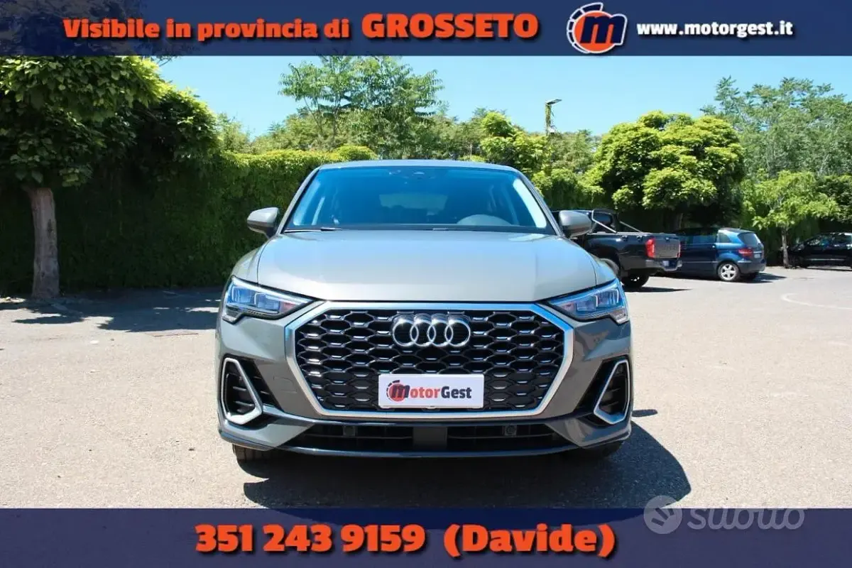 Usata Audi Q3 Sportback S-Line 150 CV (110 kW) 2021 Grigio SUV