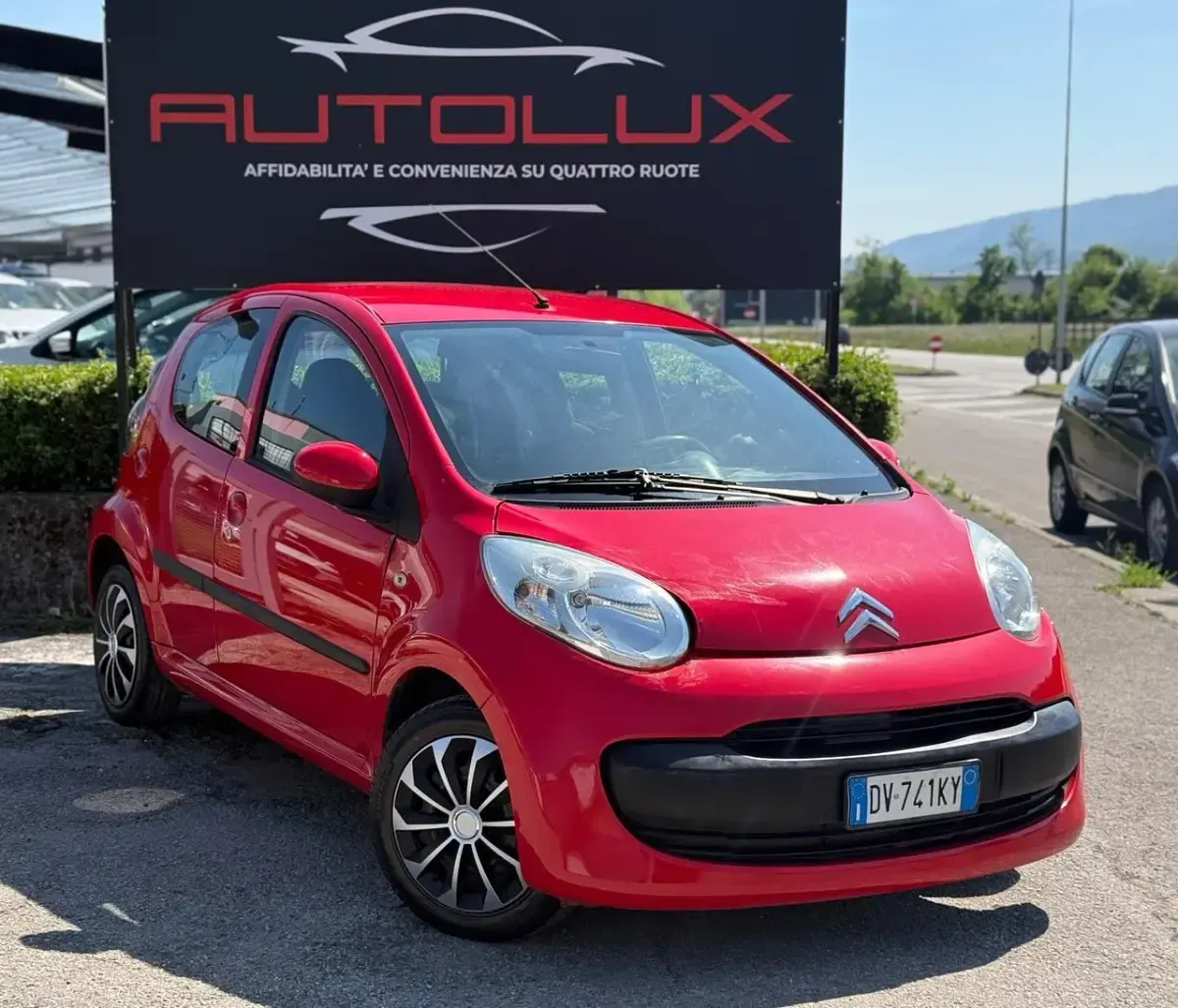 Usata Citroën C1 68 CV (50 kW) 2009 Rosso Utilitaria