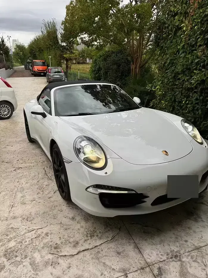 Usata Porsche 911 Carrera 4S Cabriolet 400 CV (294 kW) 2015 Bianco Cabrio
