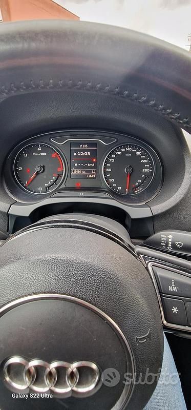 Usata Audi A3 150 CV (110 kW) 2012 Nero Utilitaria