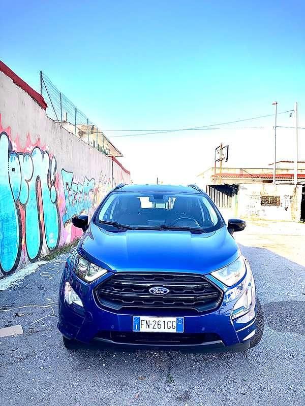 Usata Ford Ecosport ST-Line 99 CV (72 kW) 2018 Blu/azzurro SUV
